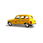 Véhicule miniature Renault 4L La Poste – Musée Postal