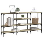 vidaXL Table console chêne sonoma 160x29x80 cm bois d'ingénierie