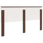 vidaXL Tête de lit Chêne brun 180 cm Bois d'ingénierie