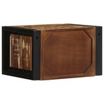 vidaXL Tables de chevet 2 Pièces multicolore 40x35x25cm bois récupération