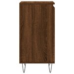 vidaXL Buffets 2 Pièces chêne marron 40x35x70 cm bois d'ingénierie