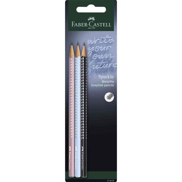 Kit d'écriture GRIP SPARKLE Harmony  blister FABER-CASTELL