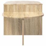 vidaXL Table basse Chêne Sonoma 100 x 50 x 40 cm Bois d'ingénierie