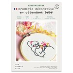 Coffret DIY - Broderie décorative - En attendant bébé