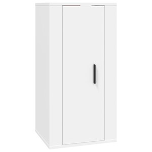 vidaXL Meuble TV mural Blanc 40x34 5x80 cm