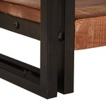 vidaXL Tables console 2 Pièces Multicolore Bois massif de récupération