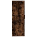 vidaXL Meuble TV mural Chêne fumé 40x34 5x100 cm