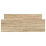 vidaXL Cadre de lit sans matelas chêne sonoma 120x190 cm