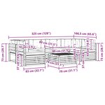 vidaXL Ensemble de canapés d'extérieur 7 Pièces Blanc et anthracite