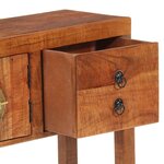 vidaXL Table console 120x32x80 cm bois massif d'acacia