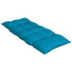 vidaXL Coussins de chaise à dossier haut lot de 2 bleu clair