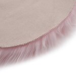 vidaXL Tapis 60 x 90 cm Peau de mouton synthétique Rose