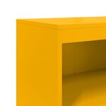 vidaXL Buffet haut blanc 68 5x38 5x107 cm acier