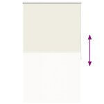 vidaXL Store roulant 80 x 175 cm Blanc cassé