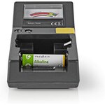 Testeur de piles AAA  AA  C  D  9 V et piles-boutons NEDIS