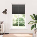 vidaXL Store plissé noir 105x200 cm largeur du tissu 104 4cm polyester