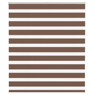 vidaXL Store zèbre marron 135x100cm largeur du tissu 130 9cm polyester