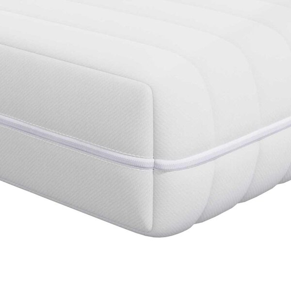 vidaXL Matelas avec Couche de Coco Blanc 90 x 190 cm Ressort ensaché
