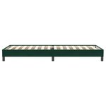 vidaXL Sommier à lattes de lit sans matelas vert foncé 90x220 cm
