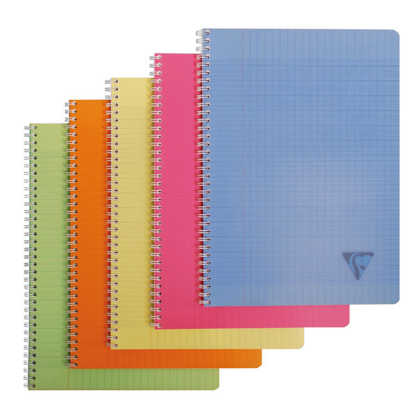 Cahier reliure intégrale LINICOLOR A4 séyès 180p 90g Coloris Aléatoire CLAIREFONTAINE