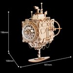 Robotime kit de maquette de boîte à musique steampunk submarine