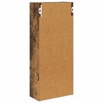 vidaXL Armoire murale de salle de bain Chêne Fumé 30 x 14 x 70 cm