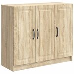vidaXL Buffet Chêne Sonoma 89 x 34 5 x 77 cm Bois d'ingénierie