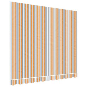 vidaXL Tissu de remplacement pour auvent rayures multicolores 3x2 5 m