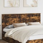 vidaXL Tête de lit Chêne fumé 180 cm Bois d'ingénierie