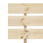 vidaXL Cadre de lit bois de pin massif 90x200 cm
