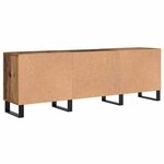 vidaXL Meuble TV Bois Ancien 150 x 30 x 50 cm Bois d'ingénierie