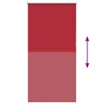 vidaXL Store enrouleur occultant rouge largeur du tissu 70 7 cm