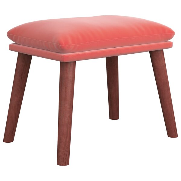 vidaXL Repose-pied Rose 45x29 5x35 cm Velours