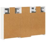 vidaXL Ensemble de Meubles de Salle de Bain 3 Pièces 80 x 10 5 x 50 cm
