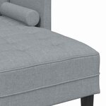 vidaXL Ensemble de Canapés 2 Pièces Gris clair 173 x 131 x 67 cm tissu