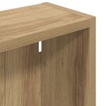 vidaXL Armoire murale de salle de bain Chêne artisan 40 x 14 x 70 cm