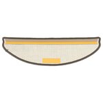 vidaXL Tapis de marches d'escalier 15 Pièces Gris 65x21x4 cm