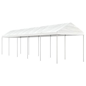 vidaXL Belvédère avec toit blanc 11 15x2 28x2 69 m polyéthylène