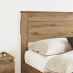 vidaXL Tête de lit Chêne artisanal 140 cm Bois d'ingénierie