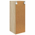 vidaXL Armoire Murale 33 x 34 5 x 90 cm Bois d'ingénierie Chêne Sonoma