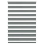 vidaXL Store zèbre gris foncé largeur du tissu 95 9 cm polyester