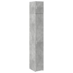 vidaXL Armoire de rangement mince gris béton 30x42 5x225 cm