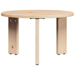 vidaXL Table basse 3 Pièces Naturel 47 5 x 47 5 x 27 cm