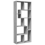 vidaXL Étagère séparatrice de pièce sonoma gris 67x25x161 5 cm