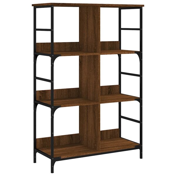 vidaXL Bibliothèque chêne marron 78 5x33x117 5 cm bois d'ingénierie