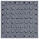 vidaXL Dalles de Protection Anti-Chute 12 Pièces Gris 50 x 50 cm