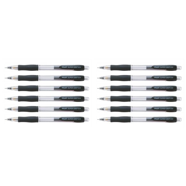 Porte-mines Super Grip H-185SL 0 5 mm Corps Noir x 12 PILOT