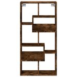 vidaXL Armoire murale chêne fumé 50x15x100 cm bois d'ingénierie