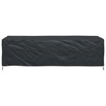 vidaXL Housse pour mobilier d'extérieur Noir 270 x 110 x 70 cm 210D