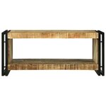 vidaXL Table basse Marron 90 x 50 x 38 cm Bois de mangue massif